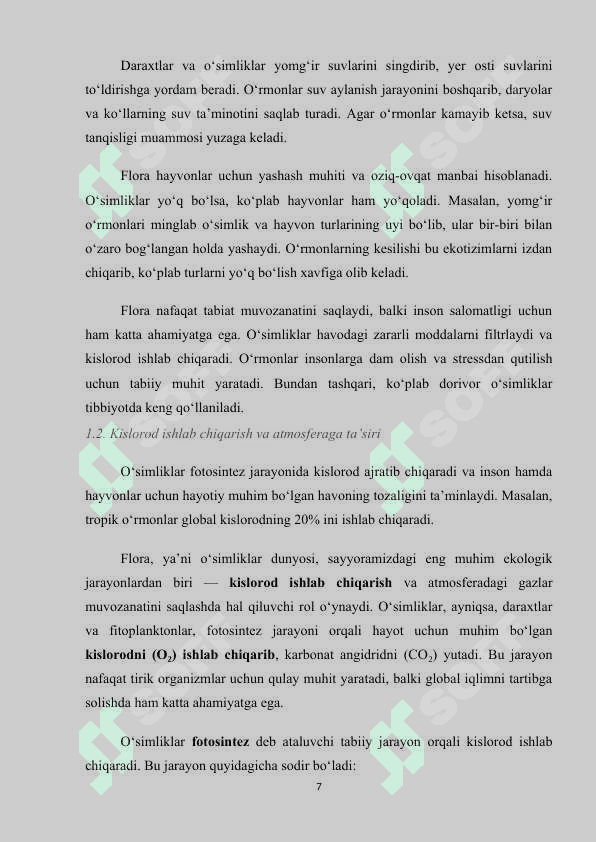 FLORANING INSON HAYOTIDAGI AHAMIYATI 7