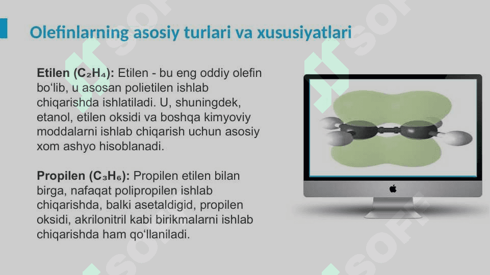 Olefinlarning asosiy turlari va xususiyatlari 3