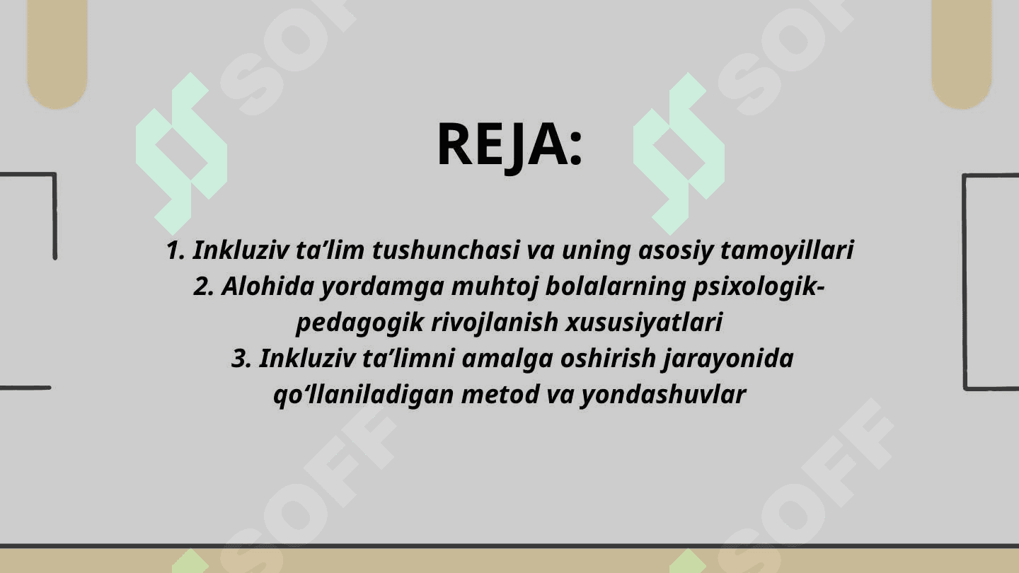 INKYUZIV TA'LIMNI AMALGA OSHIRISH JARAYONI ALOHIDA YORDAMGA MUHTOJ BOLANING SHAXSIY RIVOJLANISHINING XUSUSIYATLARI. 2