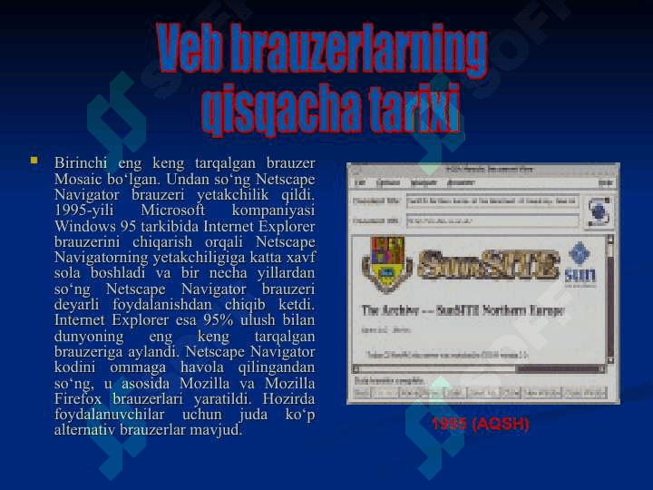 Brauzerlar haqida 3