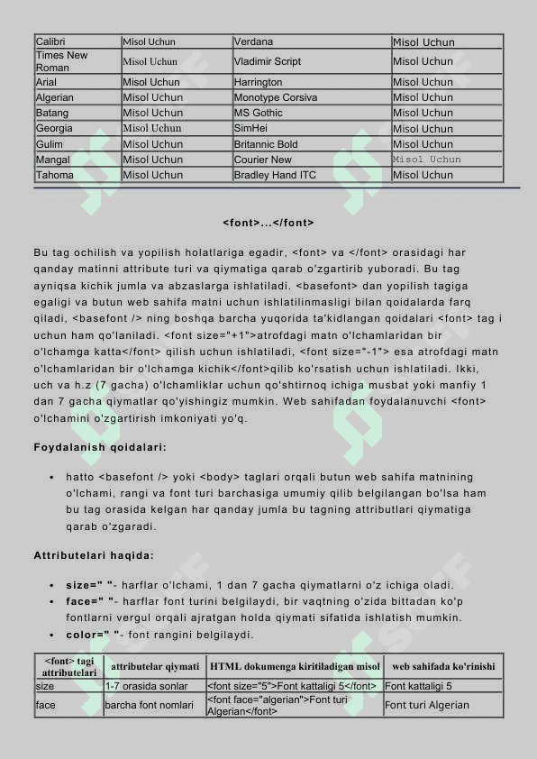 Matn ustida ishlash 8