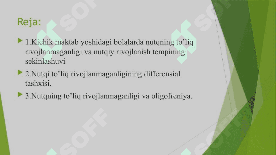 Nutqi to’liq rivojlanmagan bolalar nuqini tekshirish 2