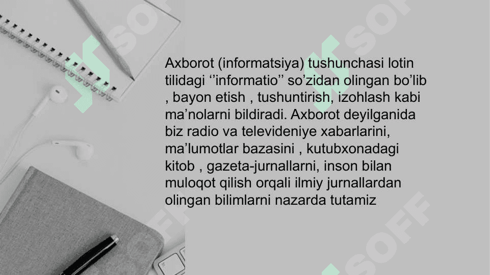 AXBOROT MANBALARI VA ULARNING TURLARI 4