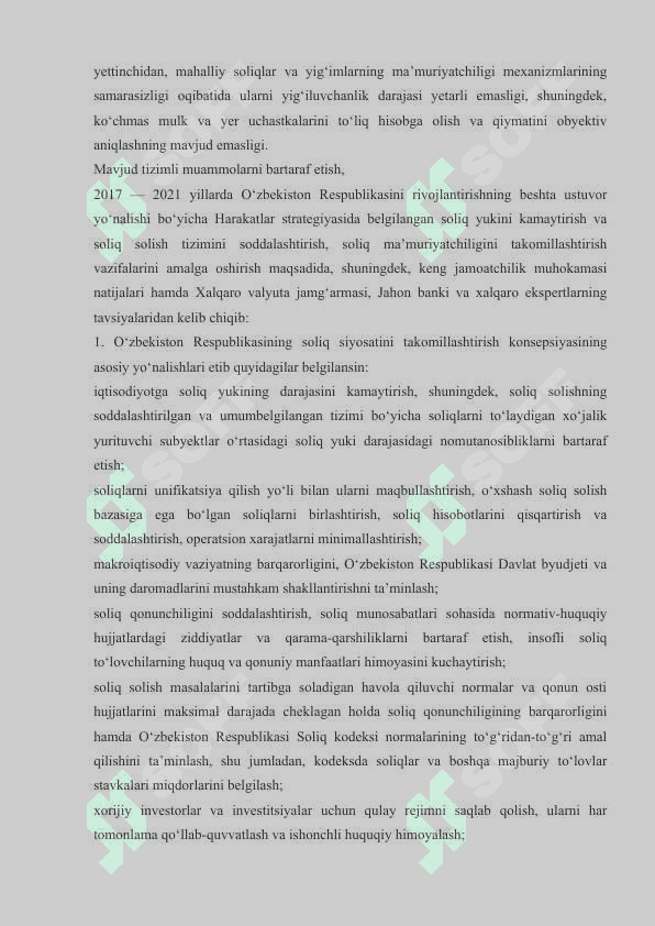 O‘zbekiston Respublikasida soliq siyosatini takomillashtirish yo'llari 3