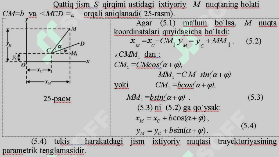 QATTIQ JISMNING TEKIS-PARALLEL HARAKATI 5