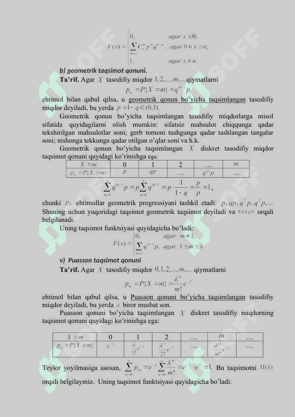 Tasodifiy miqdor taqsimotning miqdoriy xarakteristikalari 4