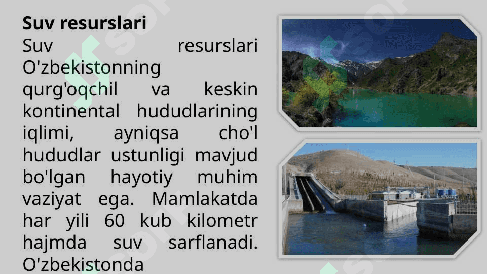 TABIAT KOMPONENTLARINING EKOLOGIK HOLATI 7