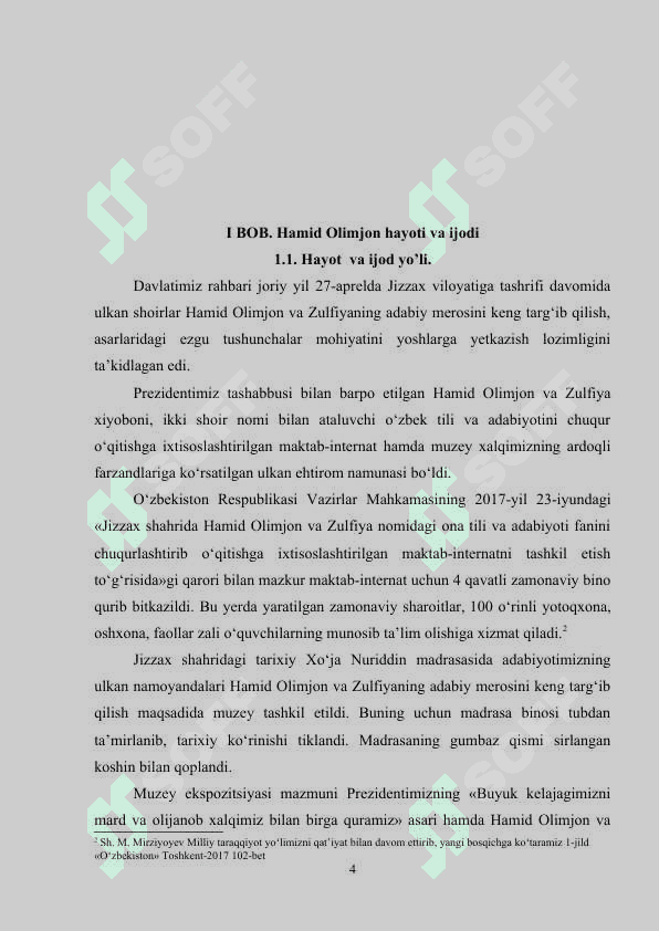 Kurs ishi Hamid Olimjon hayoti va ijodi 4