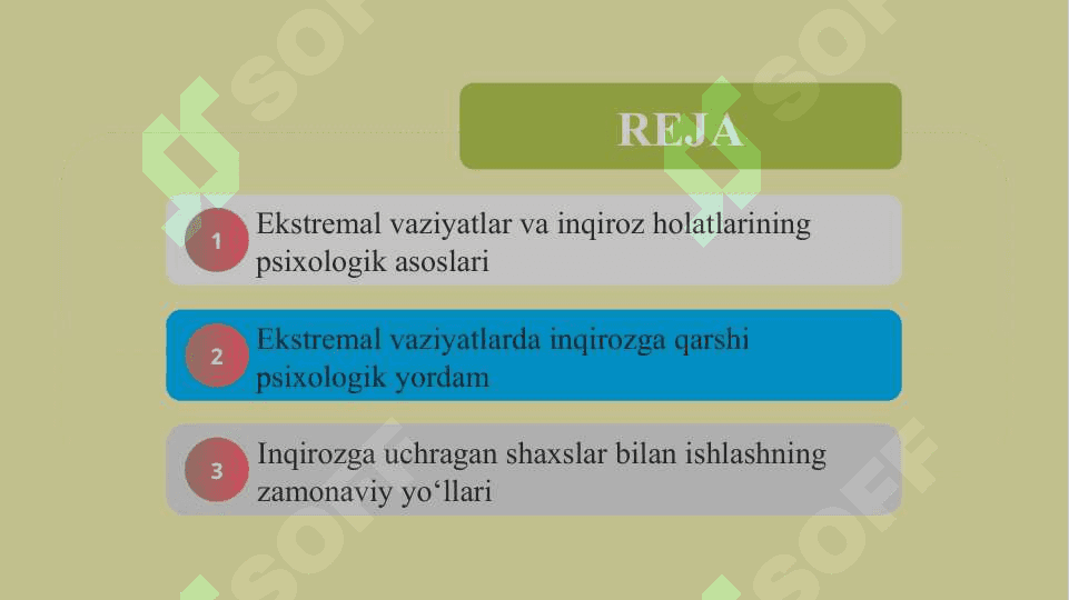 Ekstremal vaziyatlar psixologiyasida inqiroz 2