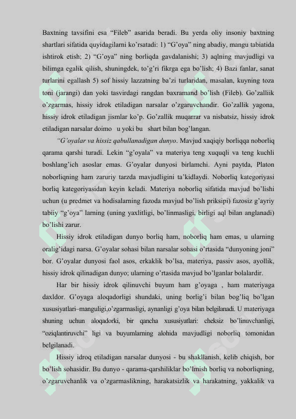 Platon falsafasi 5