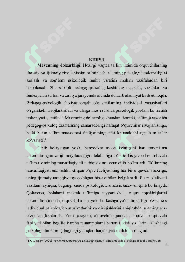 PEDAGOG-PSIXOLOGNING ASOSIY FAOLIYAT TURLARINI TASHKILLASHTIRISH 3