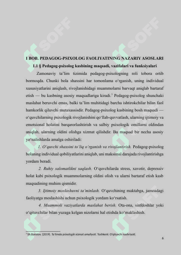 PEDAGOG-PSIXOLOGNING ASOSIY FAOLIYAT TURLARINI TASHKILLASHTIRISH 6