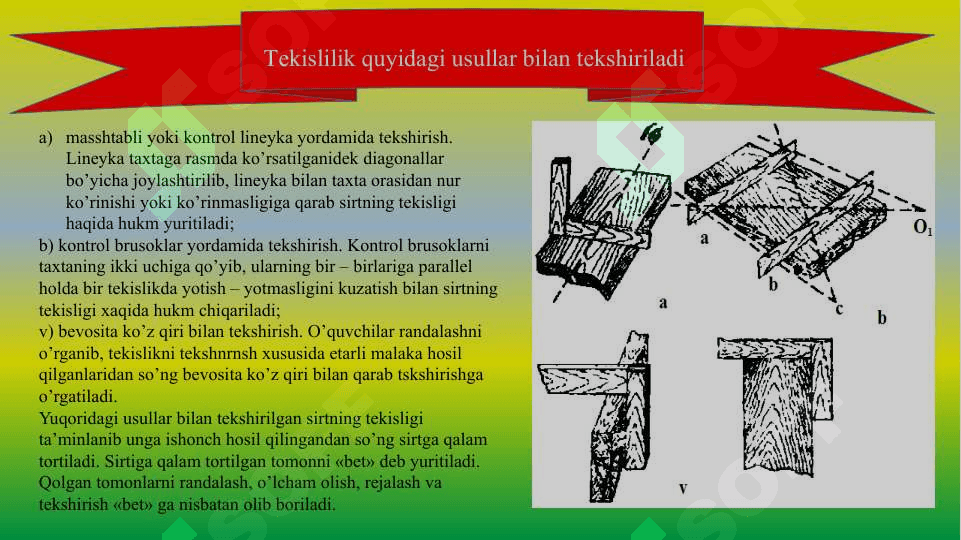 Birikmasiz to‘g‘ri burchak shaklidagi buyumlar tayyorlash texnologiyasi - Бирикмасиз тўғри бурчак шаклидаги буюмлар тайёрлаш технологияси 3