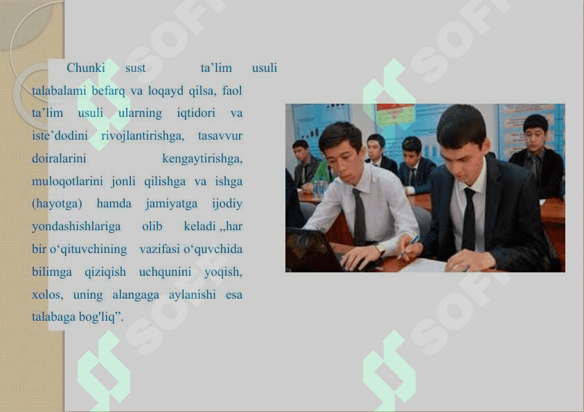 Talabalar bilan o’tkaziladigan amaliy 3