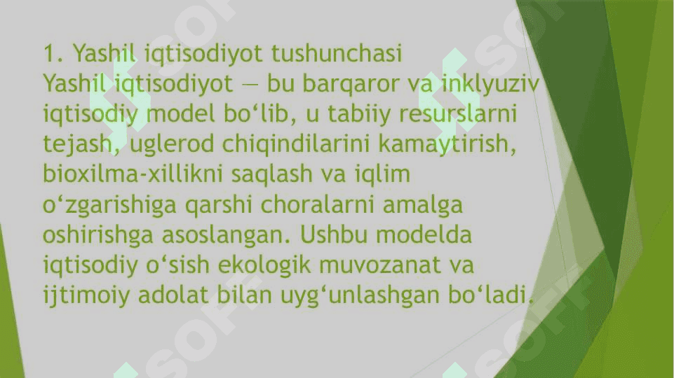 Yashil iqtisodiyotning axborot resurslari 7