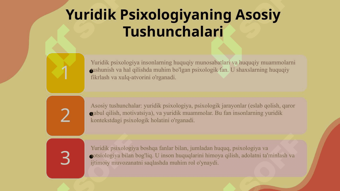 Tadbiqiy yuridik psixologiya va praktikum fanining maqsad va vazifalari 3