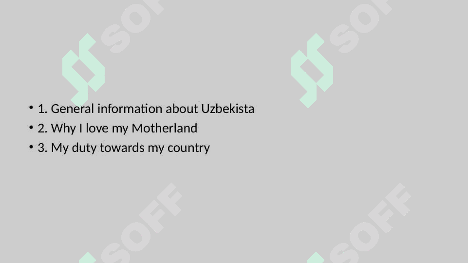 Uzbekistan is my Motherland 2
