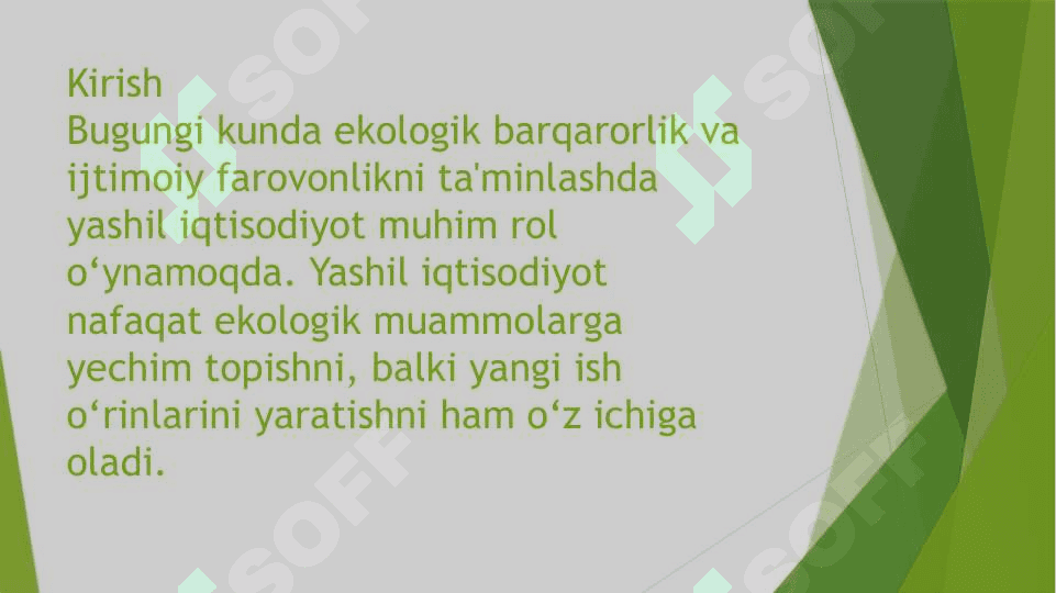Yashil ish o‘rinlari yaratish yo‘llari 3
