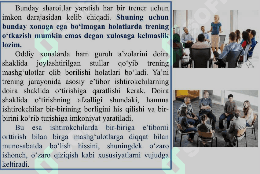 TRENINGNI MUHIM JIHATLARI 6