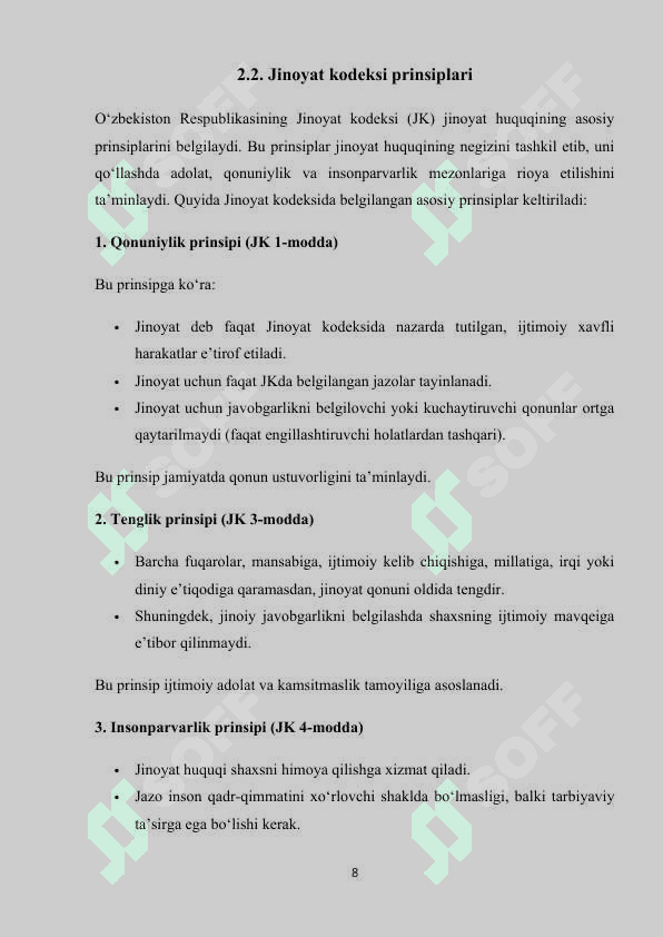 O’zbekiston respublikasiga qarshi jinoyatlar 8
