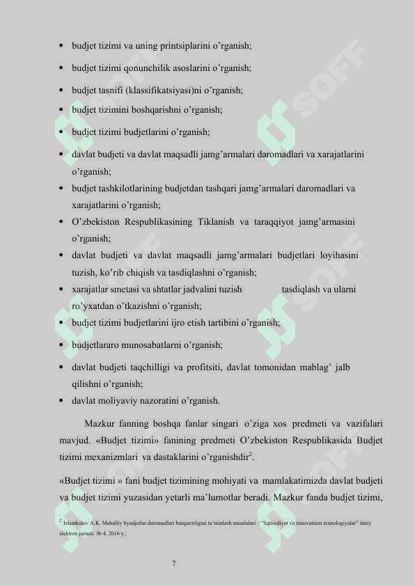 O'ZBEKISTONDA RESPUBLIKASI DAVLAT BUDJETI BUDJET TAQCHILLIGI 5
