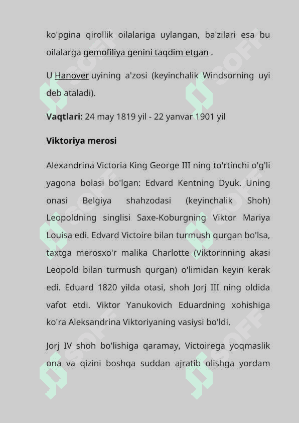 Qirolicha Viktoriya Biografiyasi 2