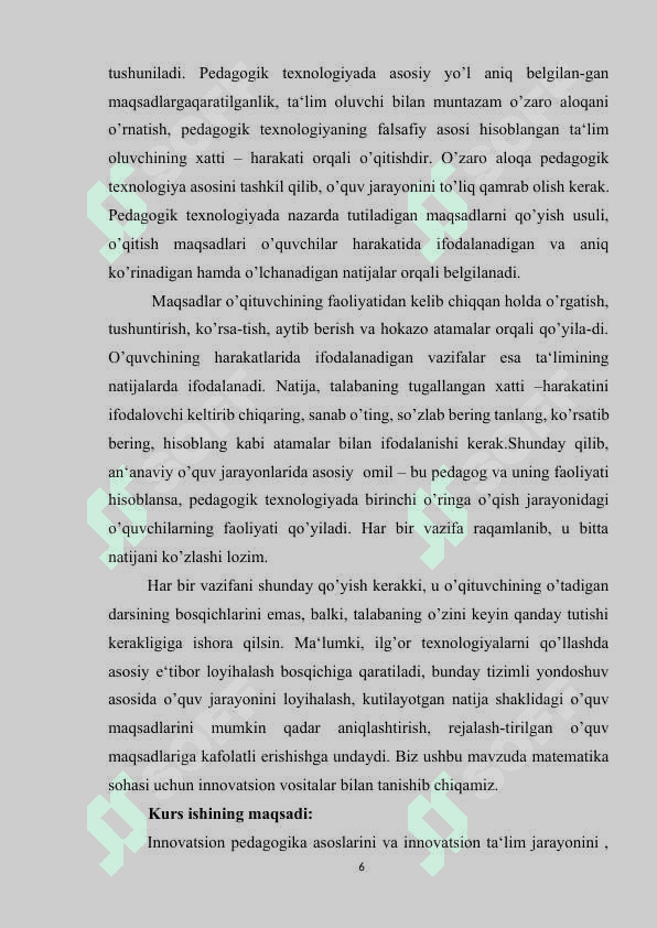 Chegaralanmagan funksiyaning xosmas integrali kurs ishi 6