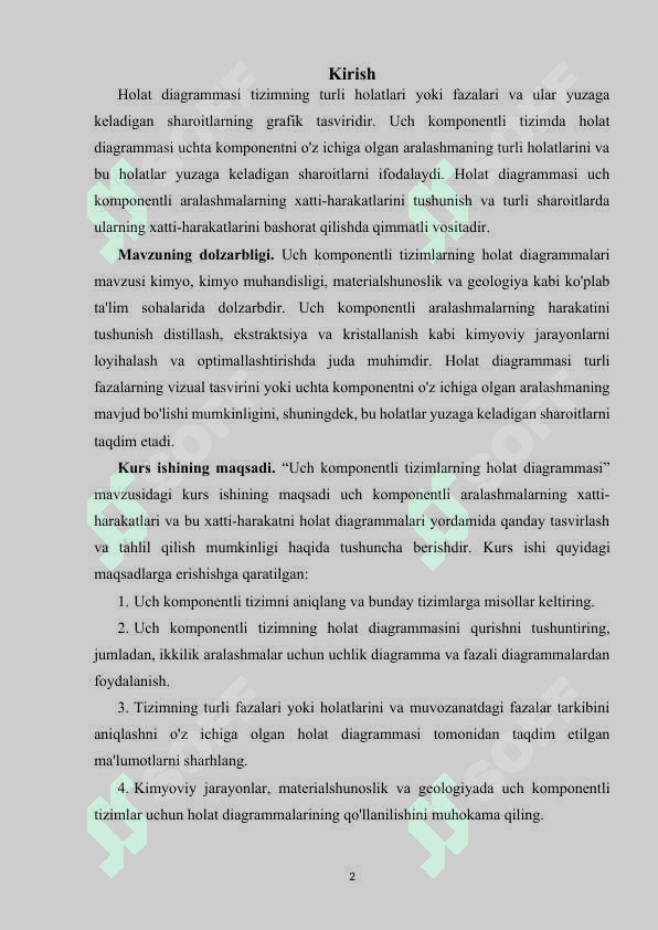 Raman spektroskopiyasi kurs ishi 2