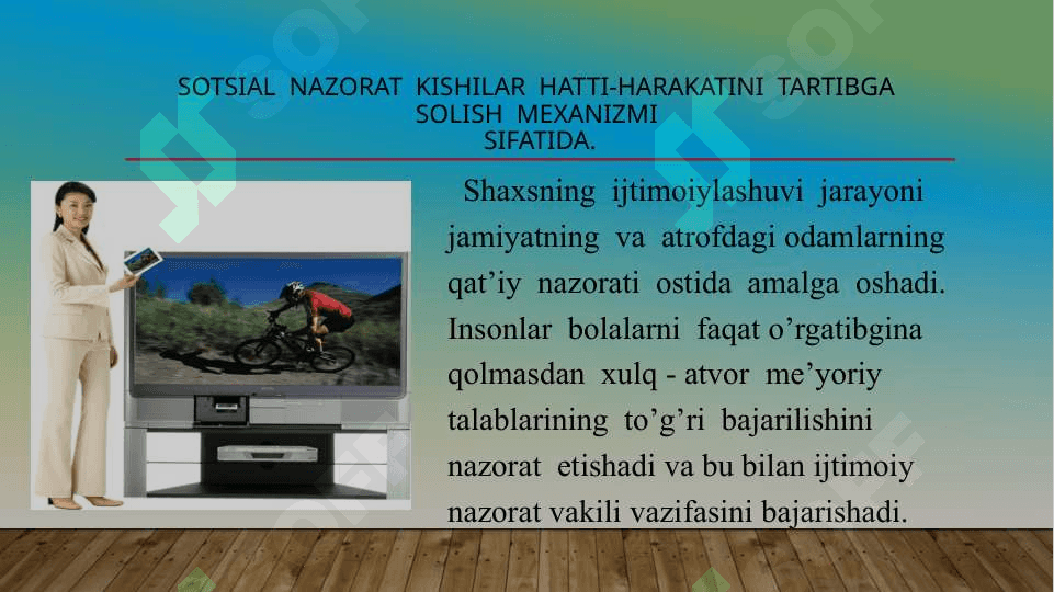 sotsial  nazorat  to’g’risidagi  ta’limoti 4