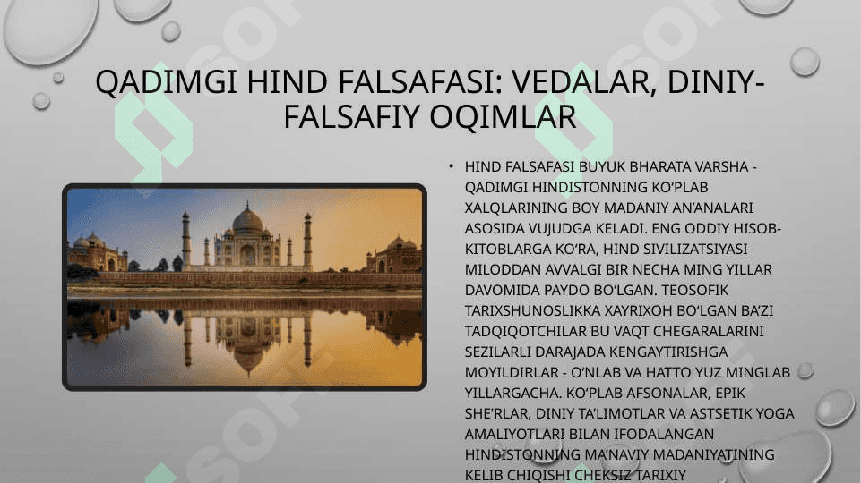 Qadimgi Sharqda falsafiy bilimlarning paydo bo‘lishi 7