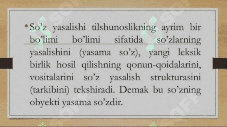 So’z yasalishi 4