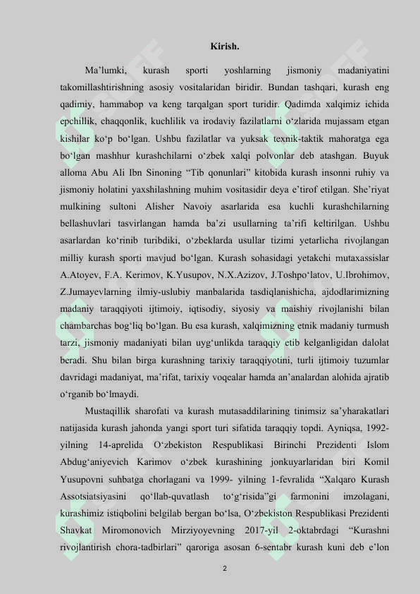O‘quv bosqichida kurash qoidalarini o‘rgatish va tushuntirish metodikasi 2
