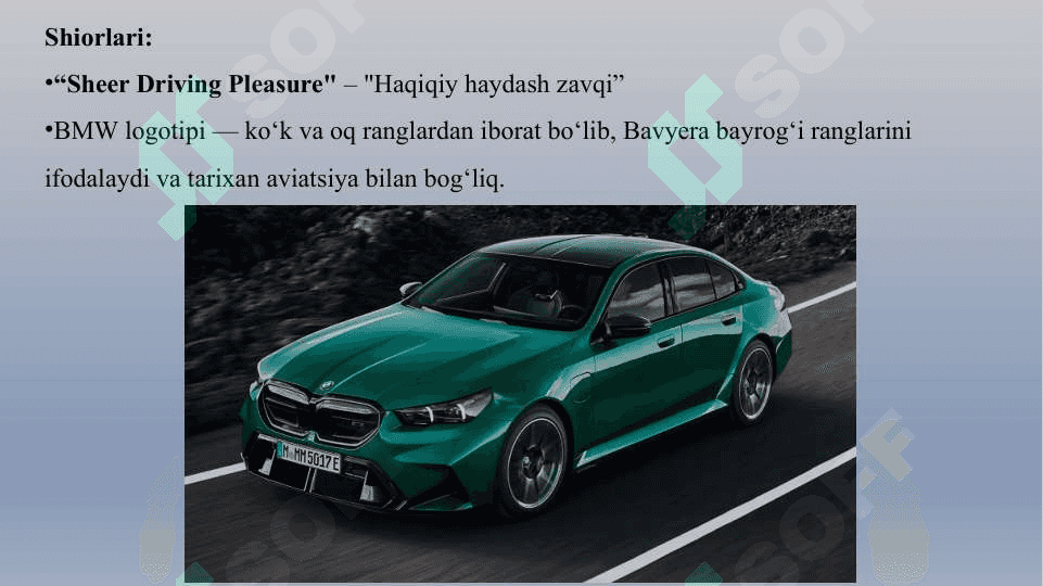 BMW iqtisodi 2