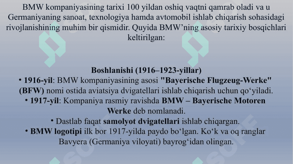 BMW iqtisodi 3