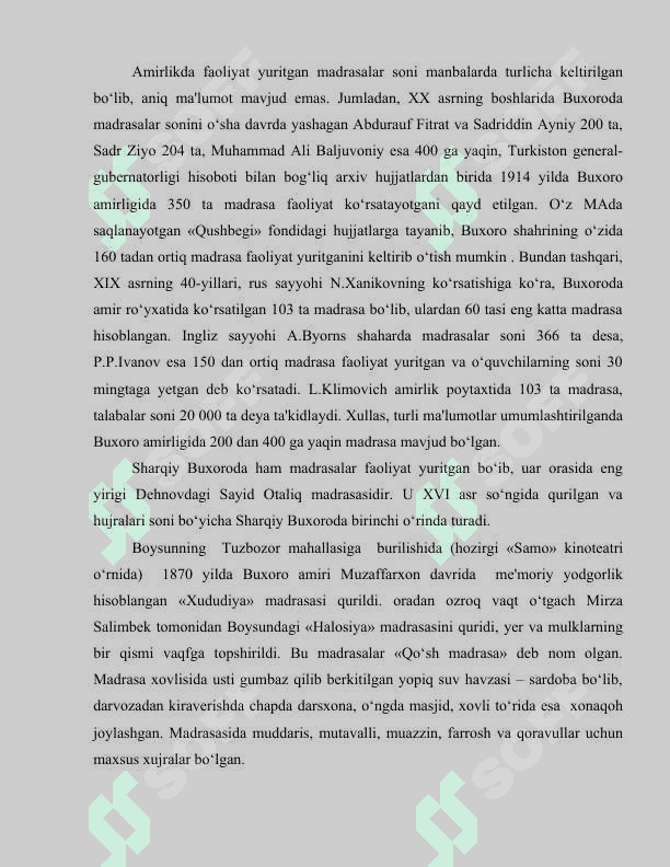 Sharqiy Buxoroda o’qitish va sog’liqni saqlash ishlari 4