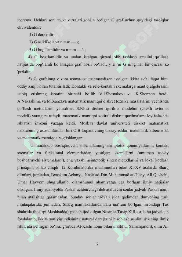 To'plamlar, to'plamlar ustida amallar va to'plamlarning berilish usullari 6