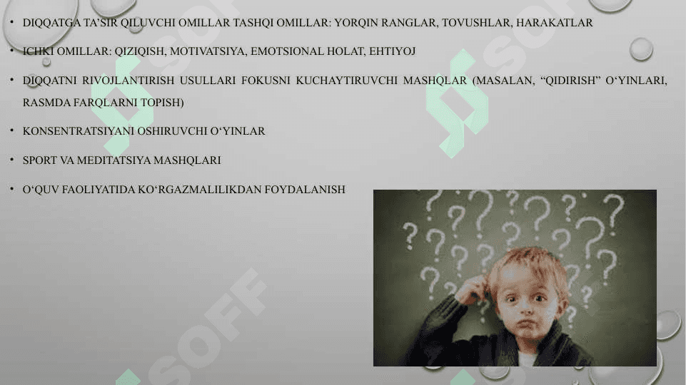Diqqat va sezgi 8