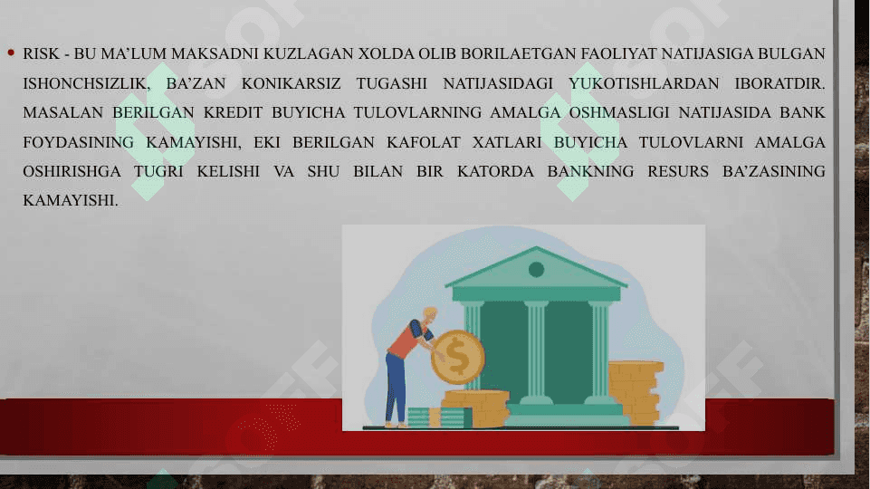 Tijorat bankining risklarni boshqarish bo'limi bilan tanishish 4