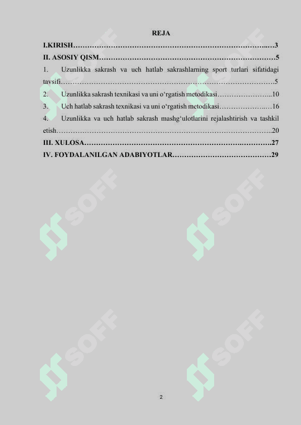 Uzunlikka sakrash va uch hatlab sakrashlar texnikasi o‘rgatish 2