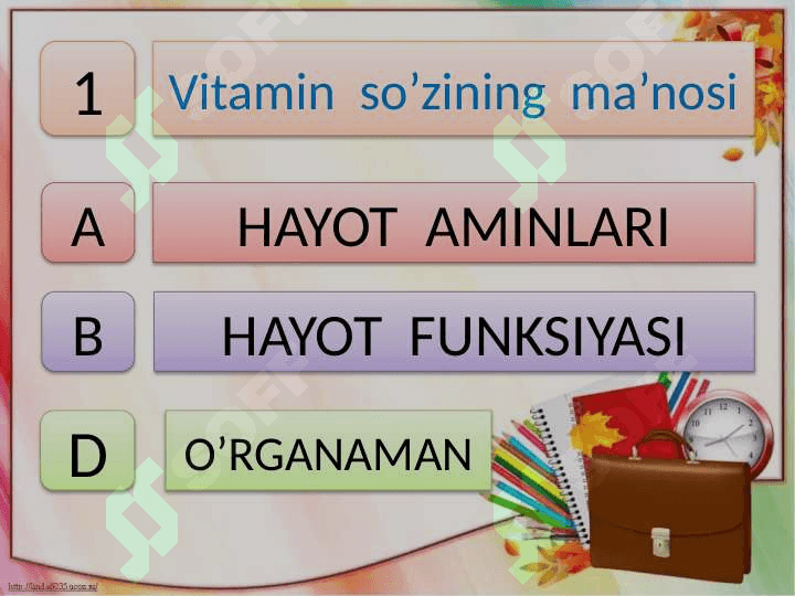 biologiyadan qiziqarli testlar 2