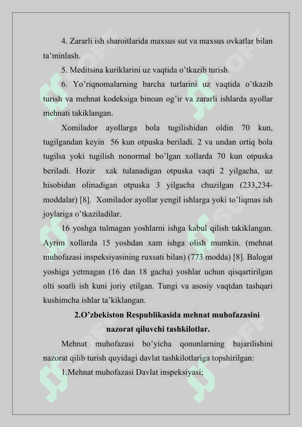 MEHNATNI MUHOFAZA QILISHNING ZAMONAVIY TEXNIKA TEXNOLOGIYALARI 4