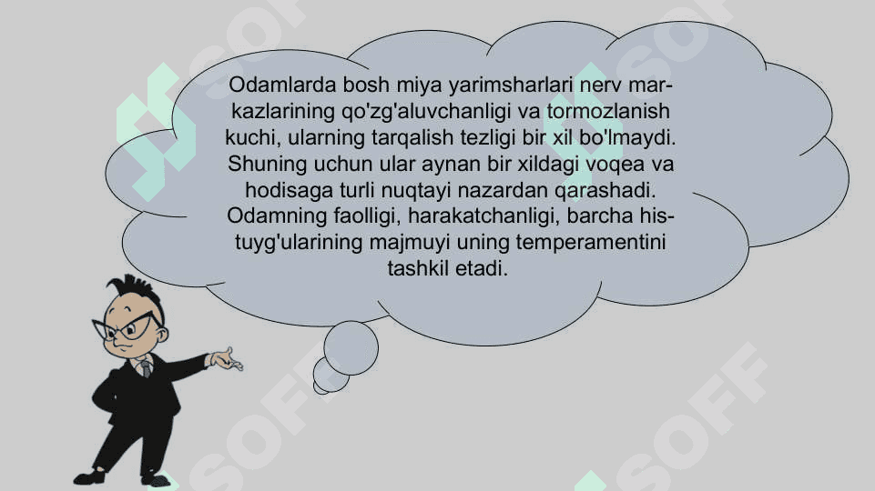 Nerv faoliyati tiplari, nerv sistemasi gigiyenasi 2
