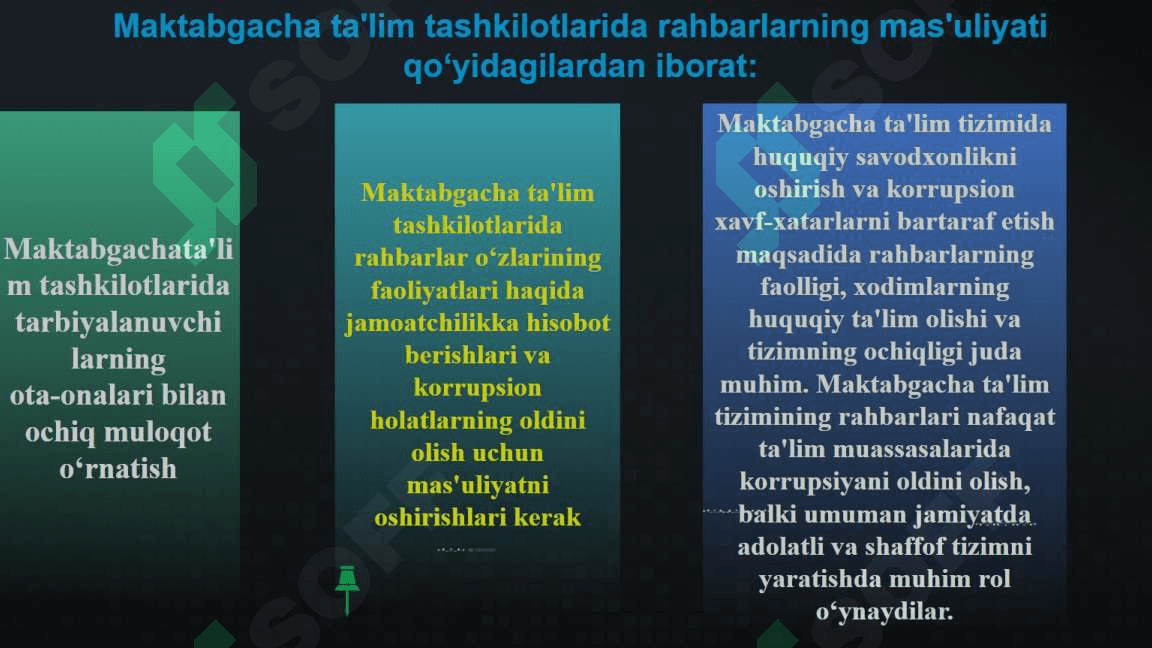 Maktabgacha ta'lim tashkilotlari menejmentida muammoli vaziyatlar va ularni bartaraf etish 8