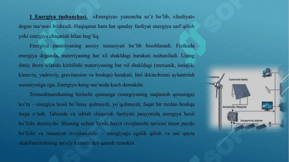 Quyosh energiyasidan elektr energiyasi ishlab chiqarish 2