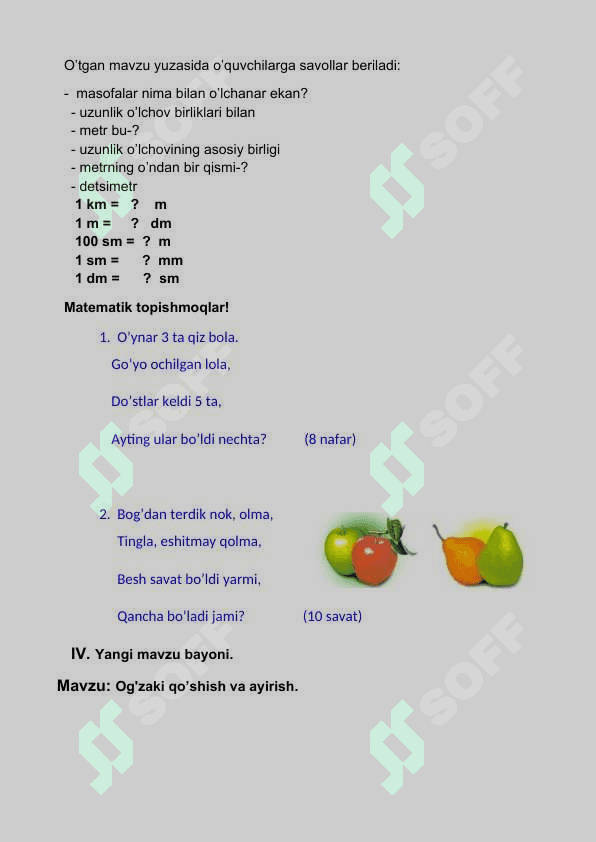 MINGLIK KANSENTRIDA QO’SHISH VA AYIRISH 4