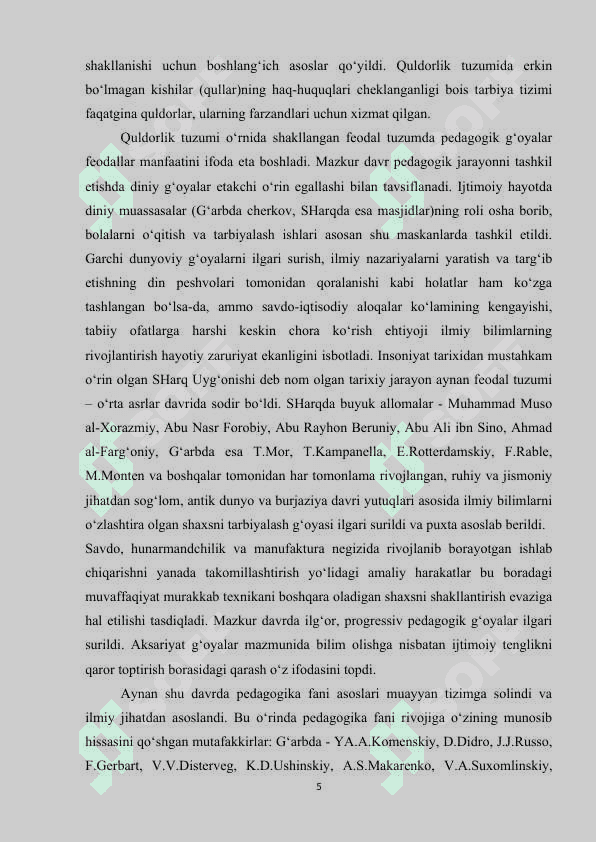MAKTABGACAHA TA'LIM MUASSASALARI TASHKIL QILISH VA UNGA RAHBARLIK 5