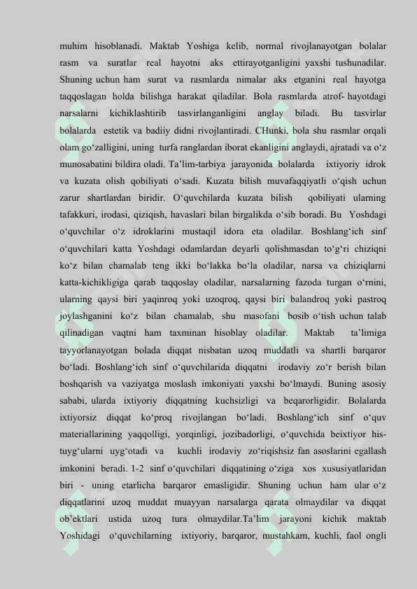 KICHIK MAKTAB YOSHIDAGI O'ZLASHTIRMASLIKNI BARTARAF ETISH YO'LLARI 3