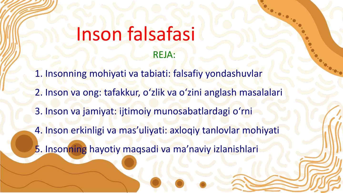 Inson falsafasi