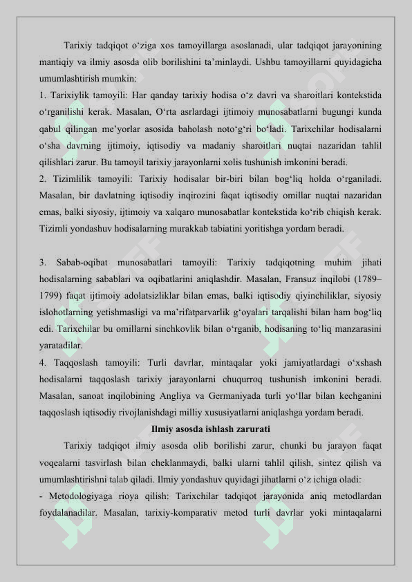 Tarixiy tadqiqot va uni olib borish uslublari haqida taqdimot tayyorlash 25 3