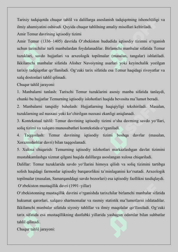 Tarixiy tadqiqot va uni olib borish uslublari haqida taqdimot tayyorlash 25 7
